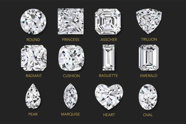 12 Different Cuts of Diamond Rings