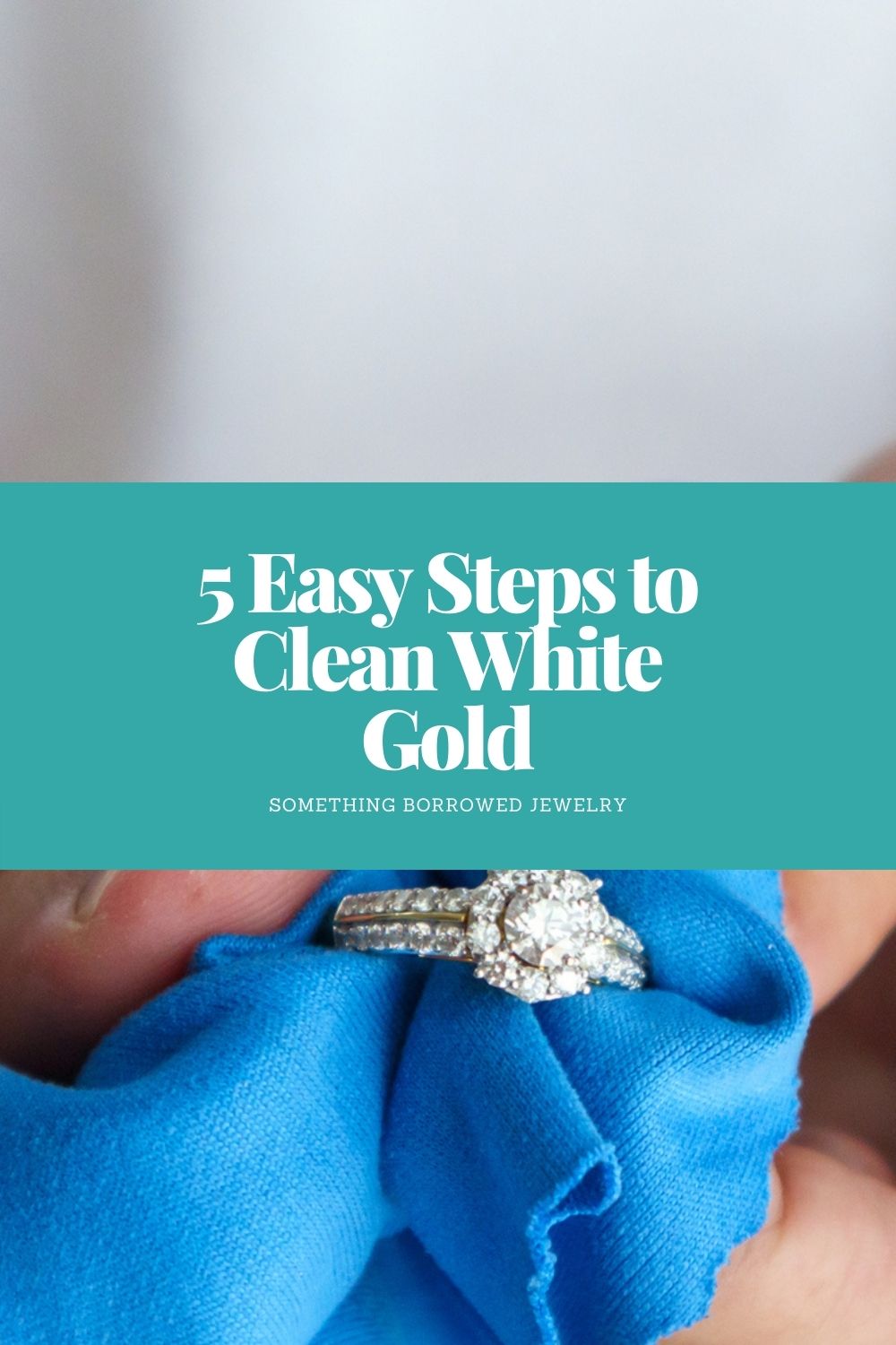 5 Easy Steps to Clean White Gold pin 2
