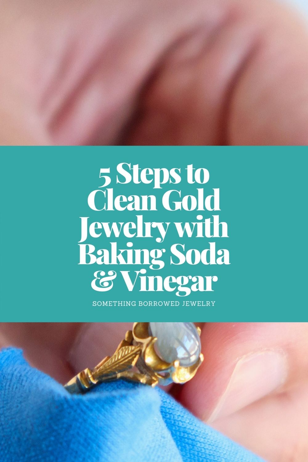 5 Steps to Clean Gold Jewelry with Baking Soda & Vinegar pin