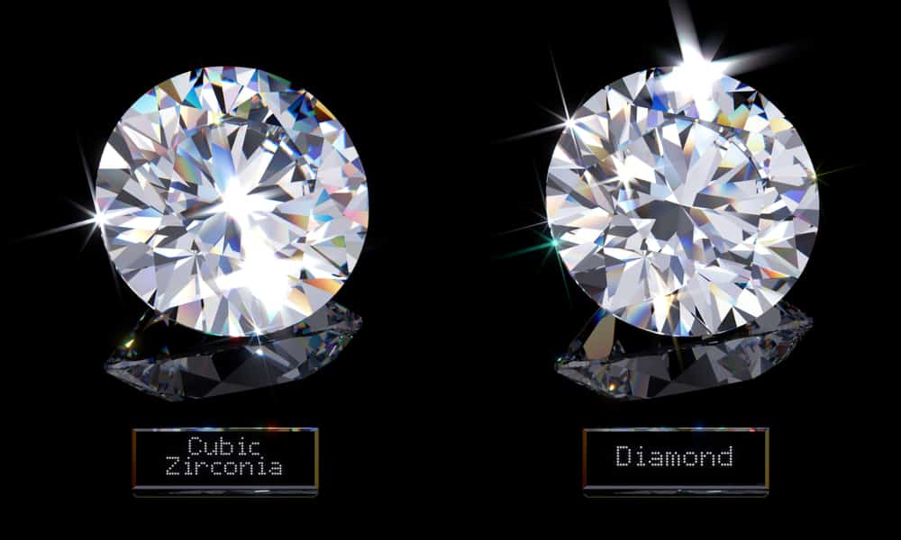 Cubic Zirconia vs. Diamond - Hardness