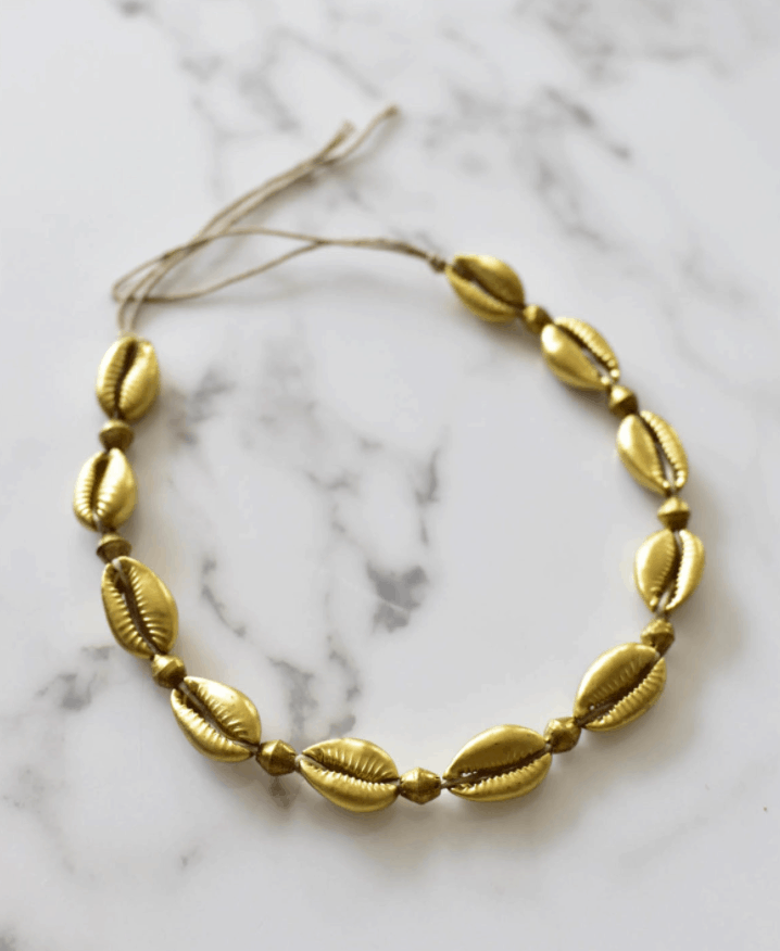 DIY Gold Cowrie Shell Necklace – theStyleSafari