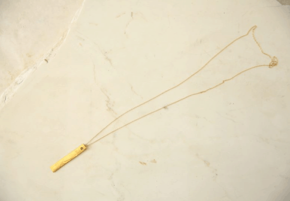 DIY Gold Leaf Pendant Necklace – Collective Gen