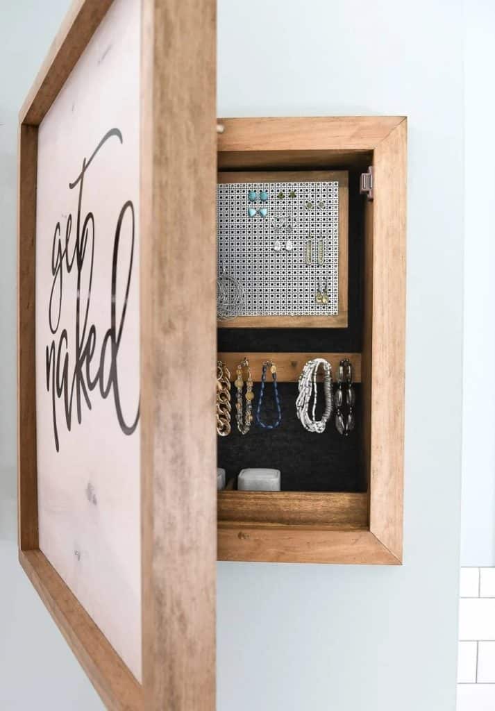 DIY Wall Jewelry Organizer – Houseful of Handmade