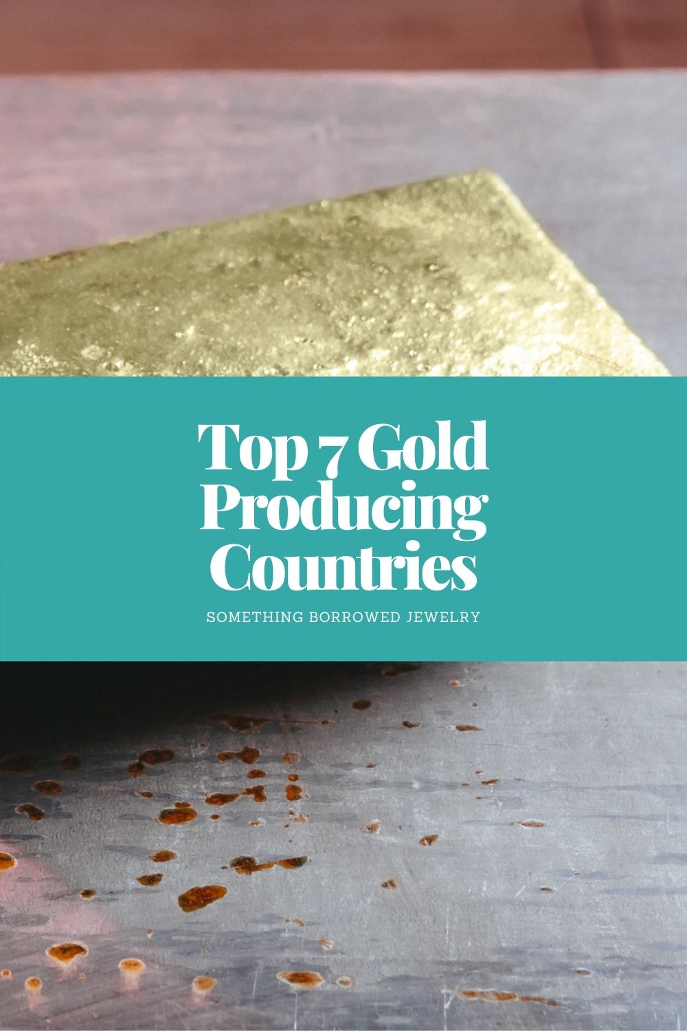 Top 7 Gold Producing Countries pin