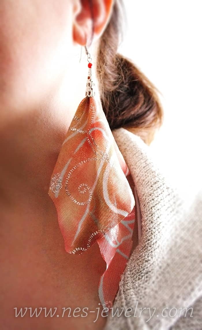 Boho-Style earrings DIY in five minutes – Selected Israel Handmade Jewelry Designs