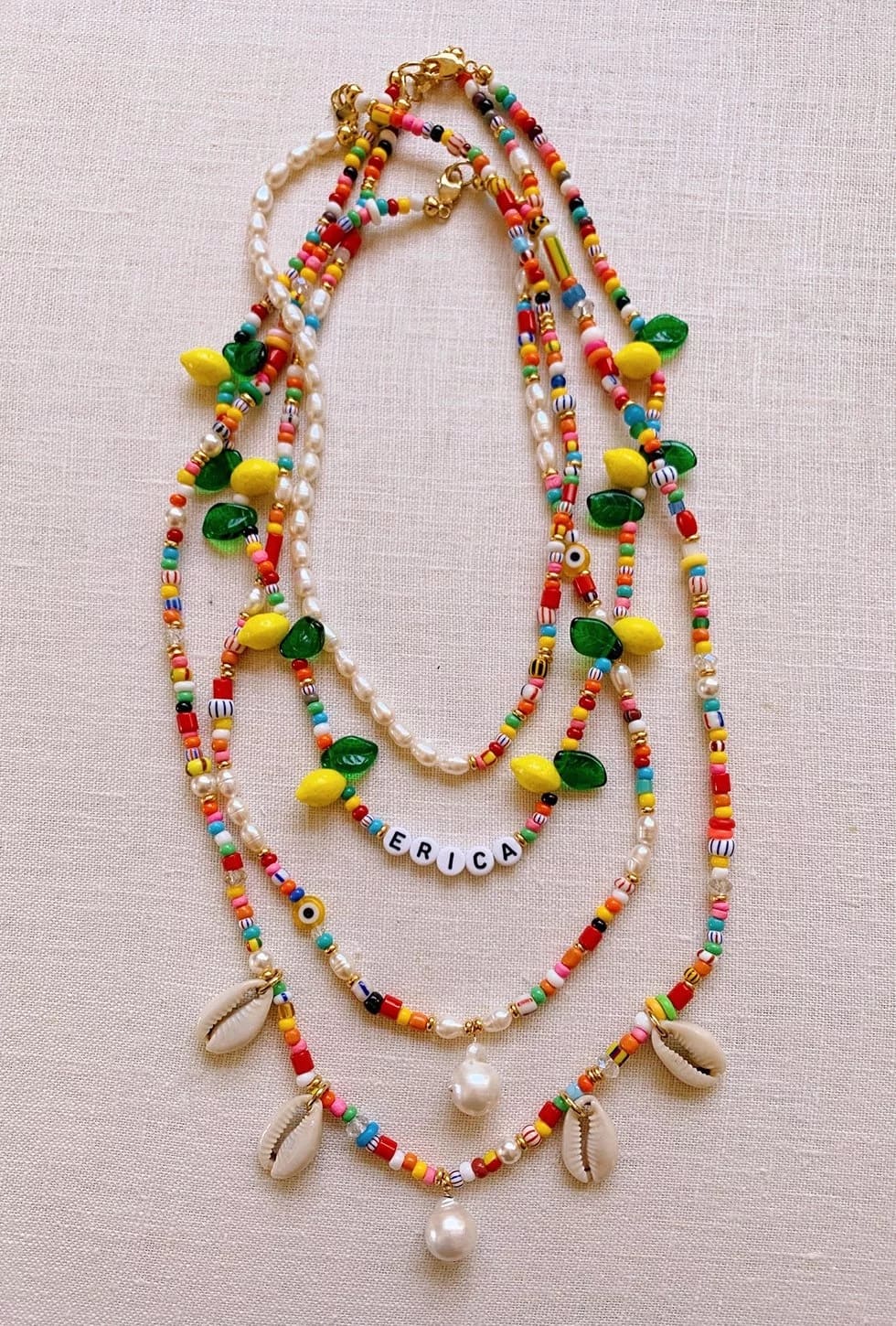 DIY Beaded Summer Necklaces – Honestly WTF