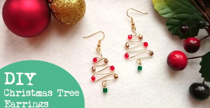 DIY Christmas Tree Earrings Tutorial – Golden Age Beads