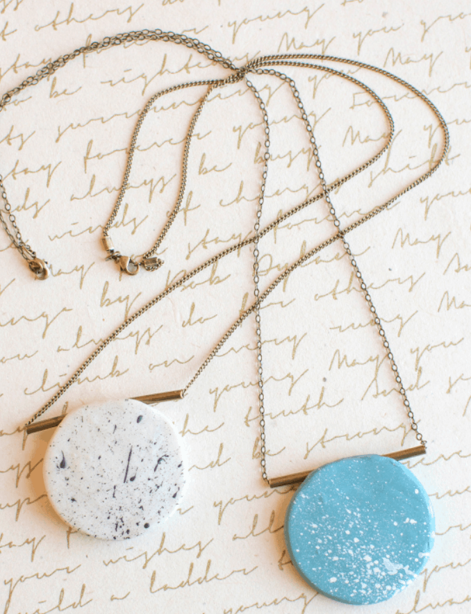 DIY Polymer Clay Necklace – Lia Griffith