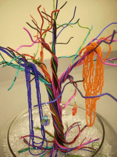 How to Make a Wire Jewelry Tree – Vickiodell.com