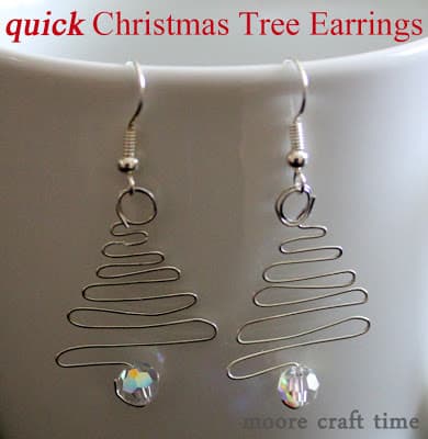 Quick Christmas Tree Earrings – 30 Minute Crafts