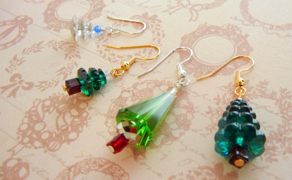 Swarovski Crystal Tree Earrings – Rings and Things