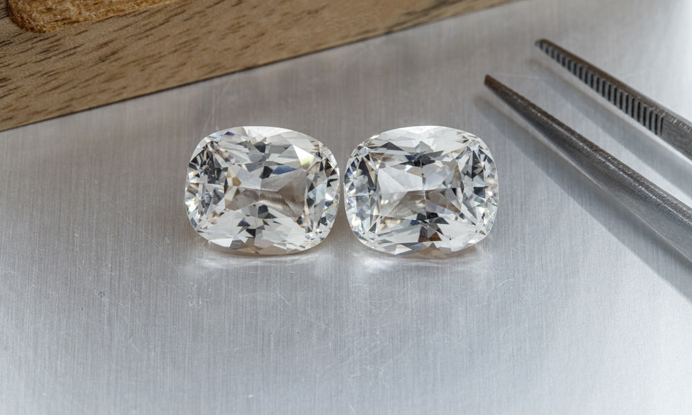 White Topaz vs. Diamonds What's the Difference