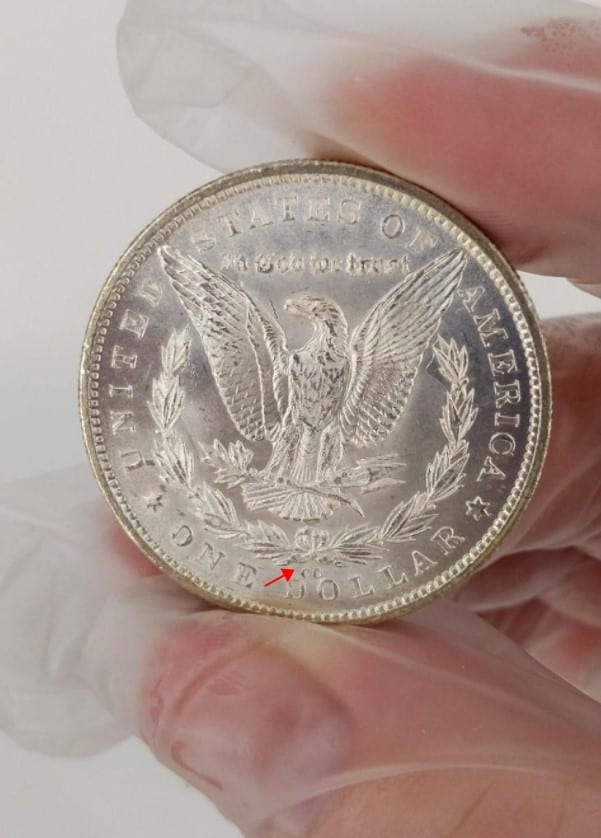 1880 CC Morgan silver dollar