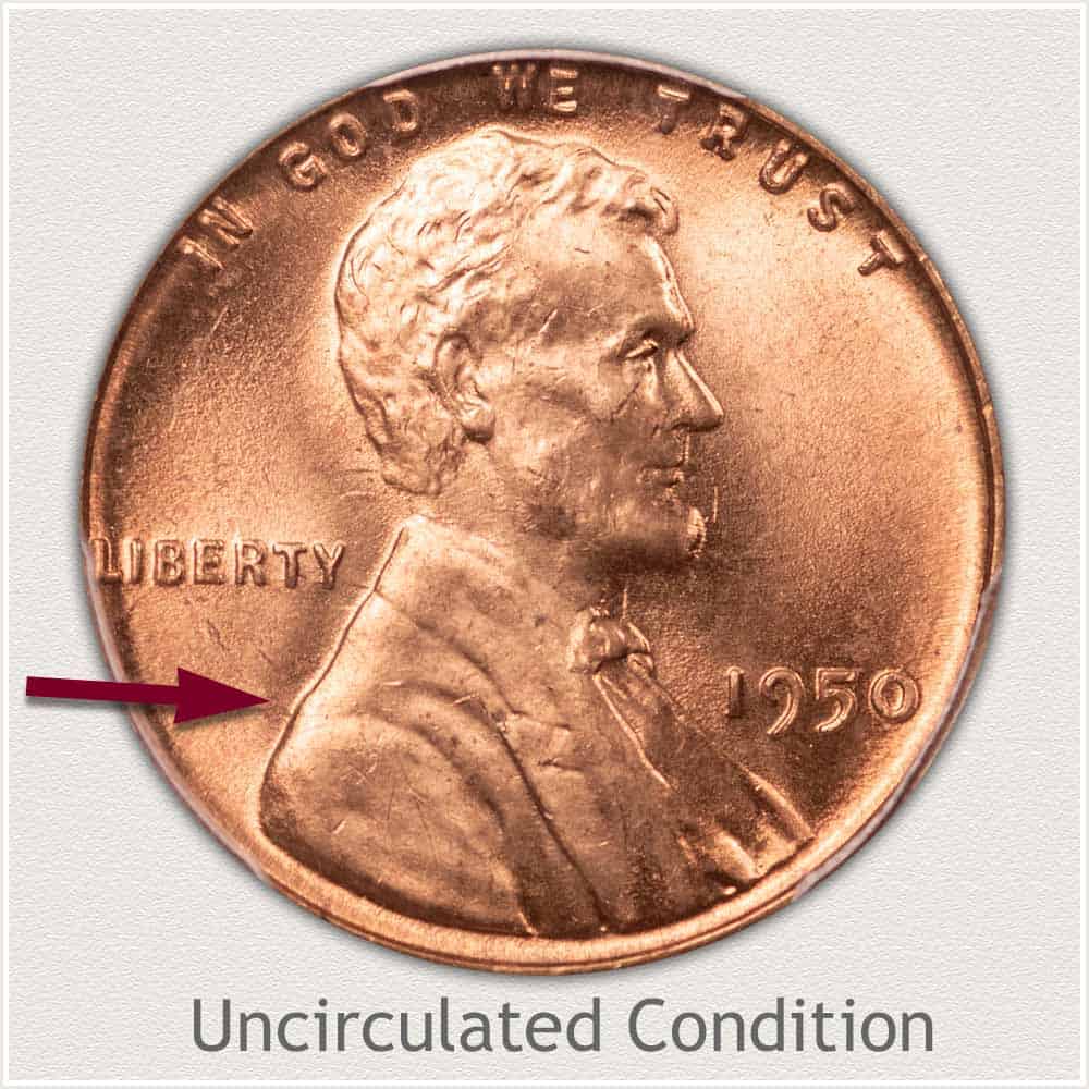 Uncirculated Lincoln penny