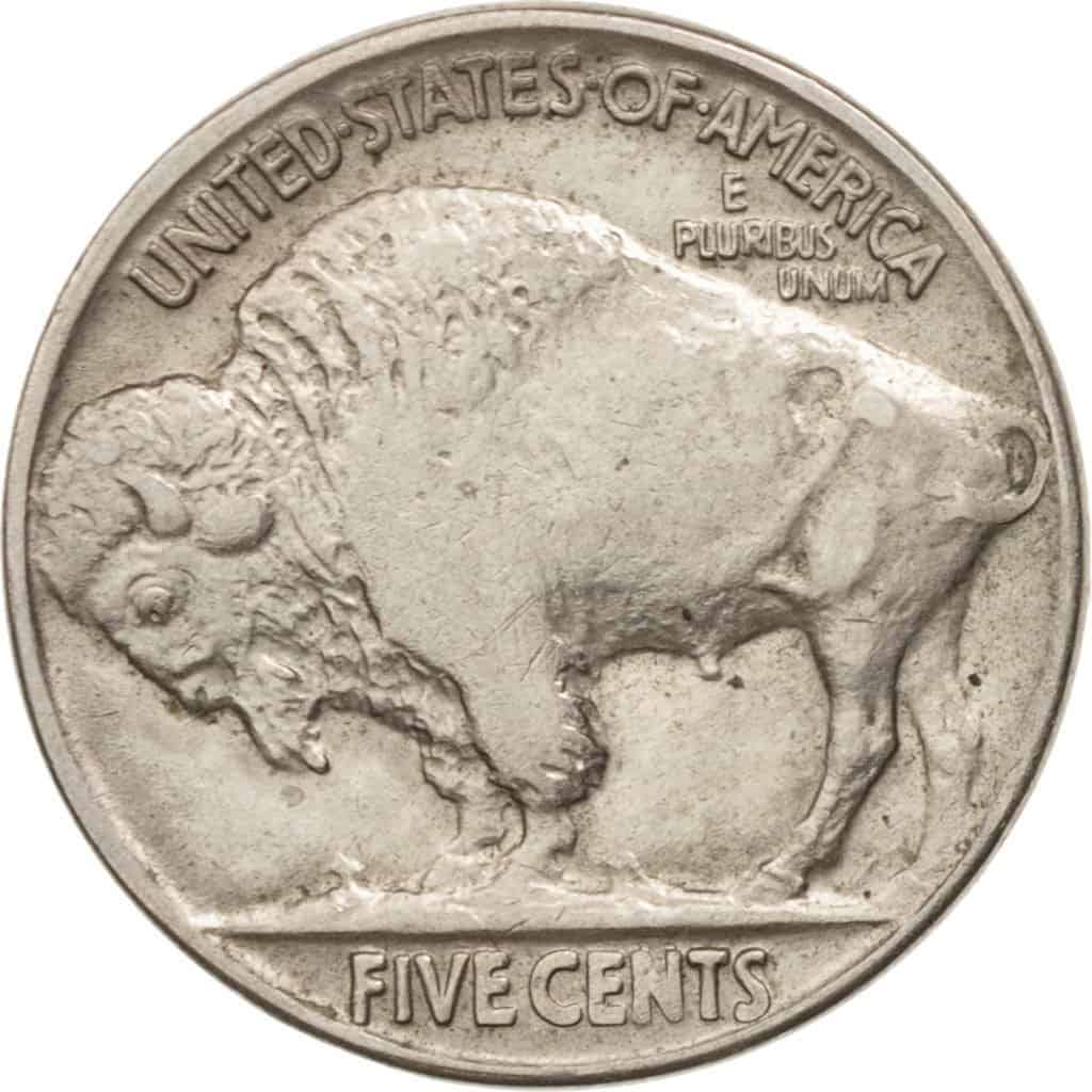 1928 Buffalo Nickel Reverse