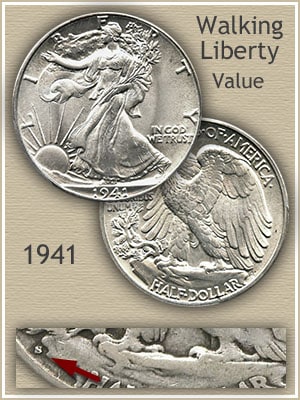 1941 Half Dollar Value