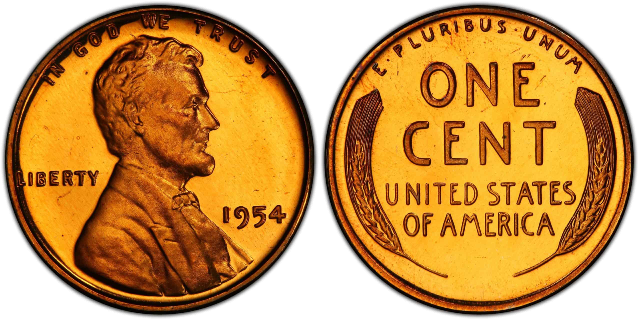 1954 proof Lincoln penny