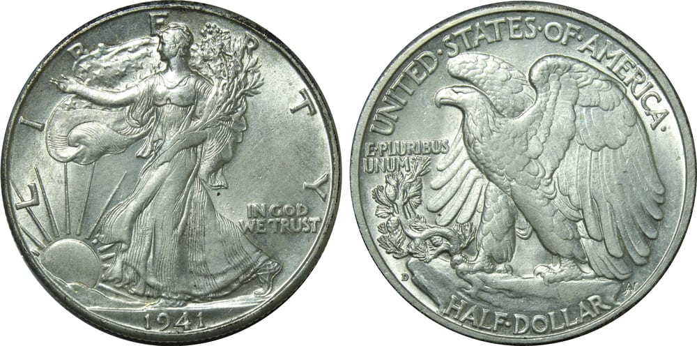 About the 1941 Walking Liberty Half Dollar