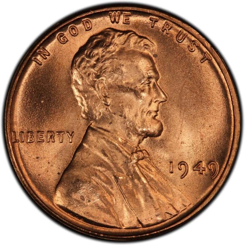 1949-S LINCOLN WHEAT CENT PENNY 50 COIN ROLL G-AU COLLECTOR CHECK OUT STORE 
