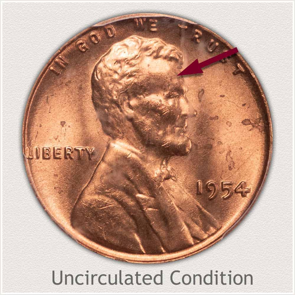 10% of 6+ 1954 S Lincoln Wheat Penny 