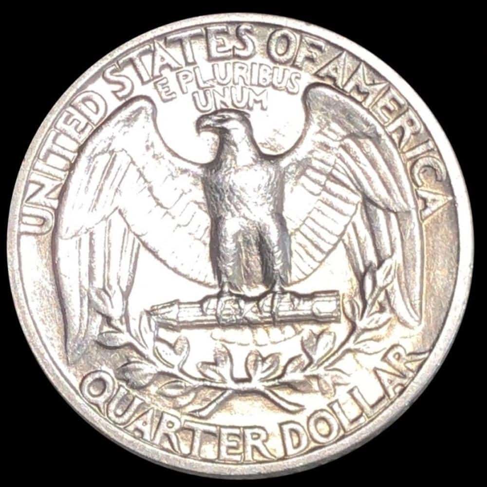 1941 Washington Silver Quarter Reverse