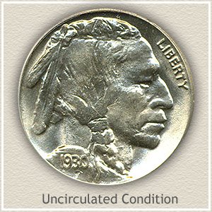Uncirculated Buffalo nickel