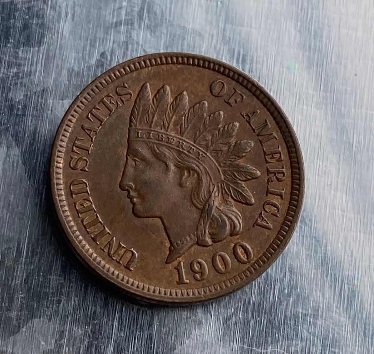 1900 Indian Head Cent in Average Circulated Condition     Priced Right 