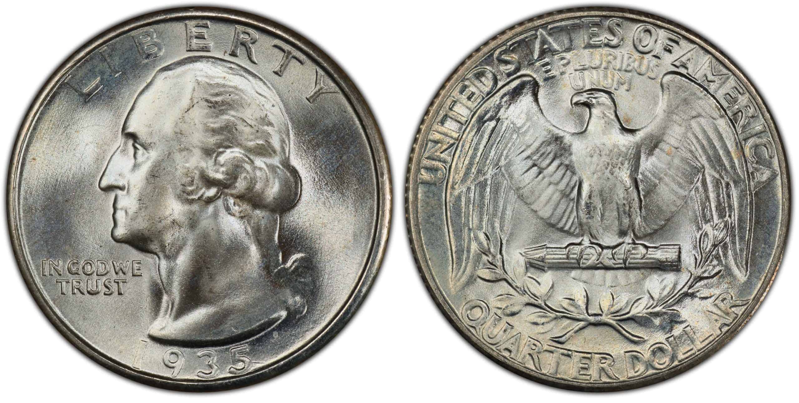 1935 Quarter without a mint mark
