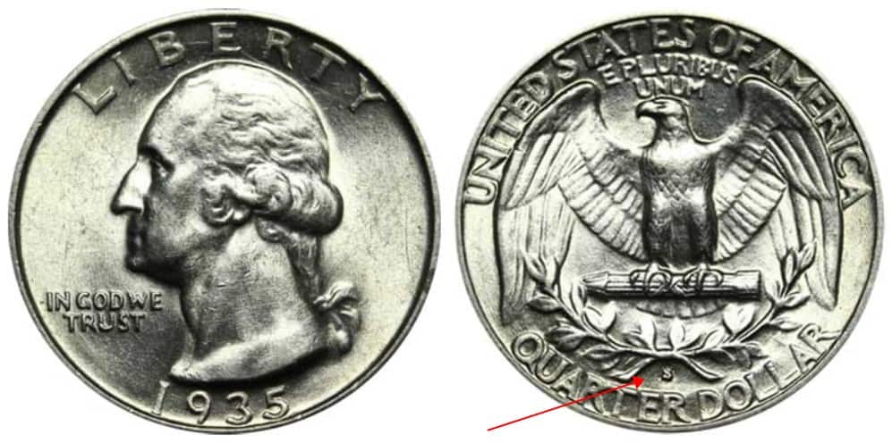 1935 S Quarter