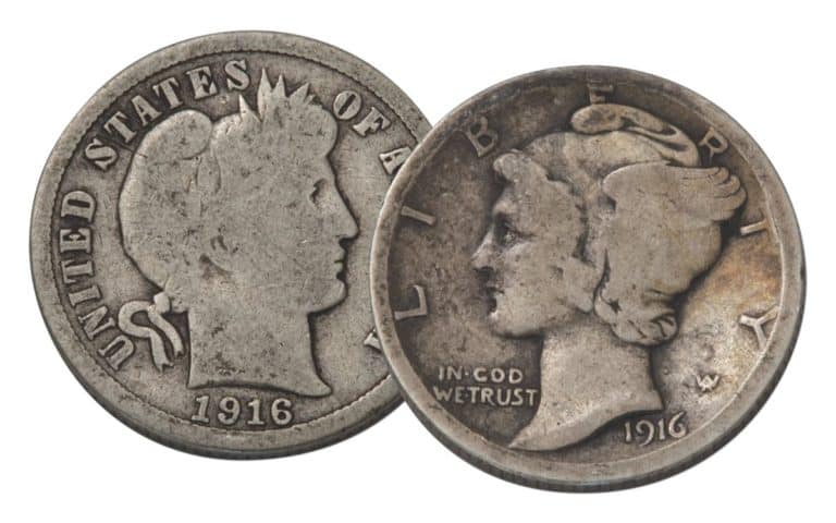 How Much is an 1916 Dime Worth? (Price Chart)