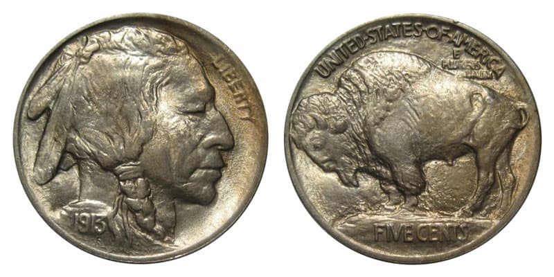 1913 Buffalo nickel