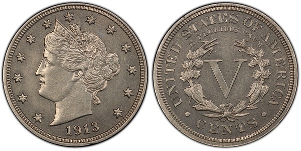 1913 PR 66 Liberty nickel (the Olsen specimen)