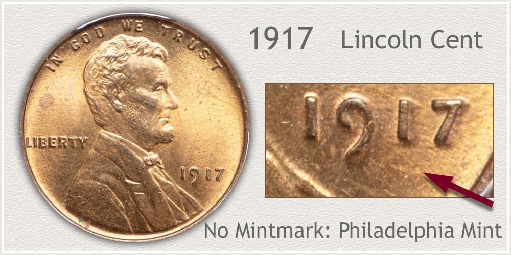 1917 Lincoln penny