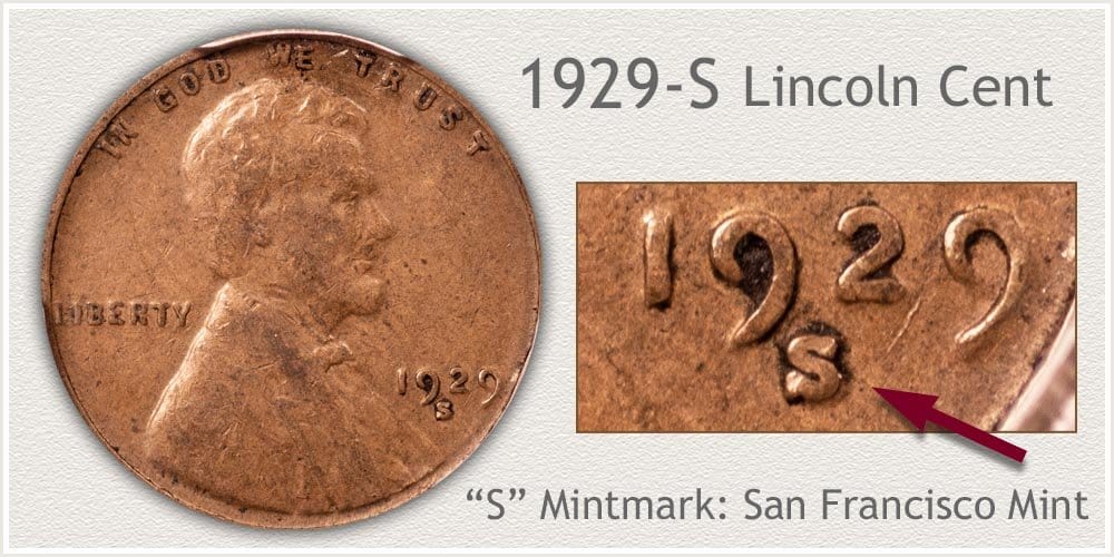 1929 S Lincoln penny