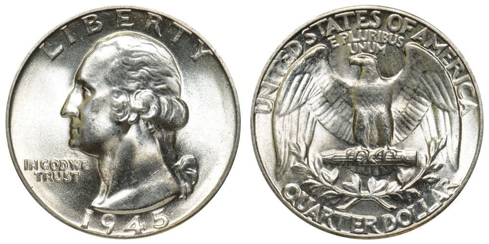 1945 Washington Silver Quarter History
