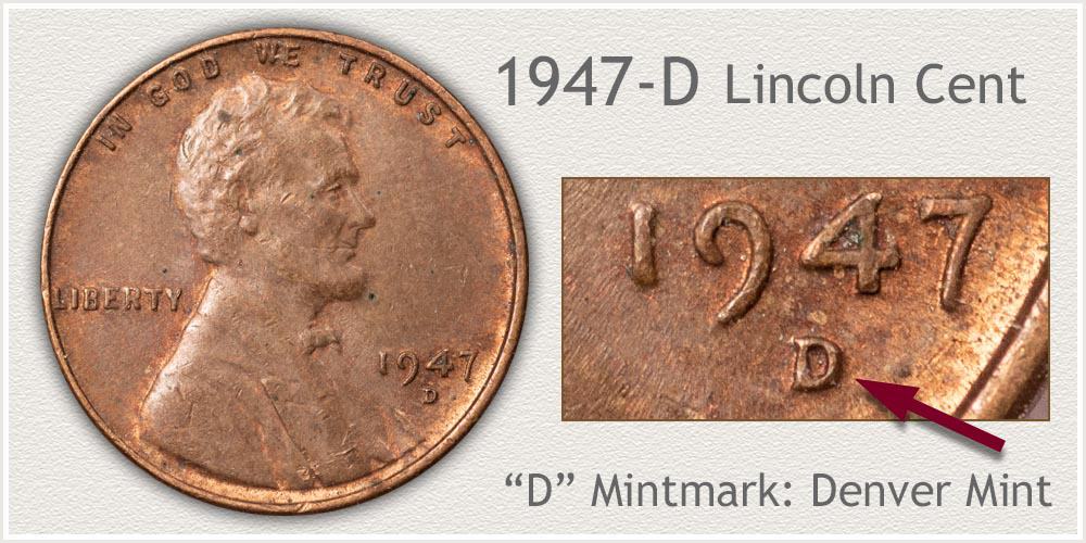 1947 D Penny