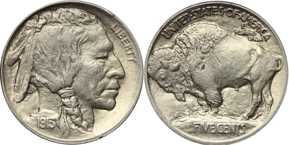 Buffalo nickels (1913 to 1938)