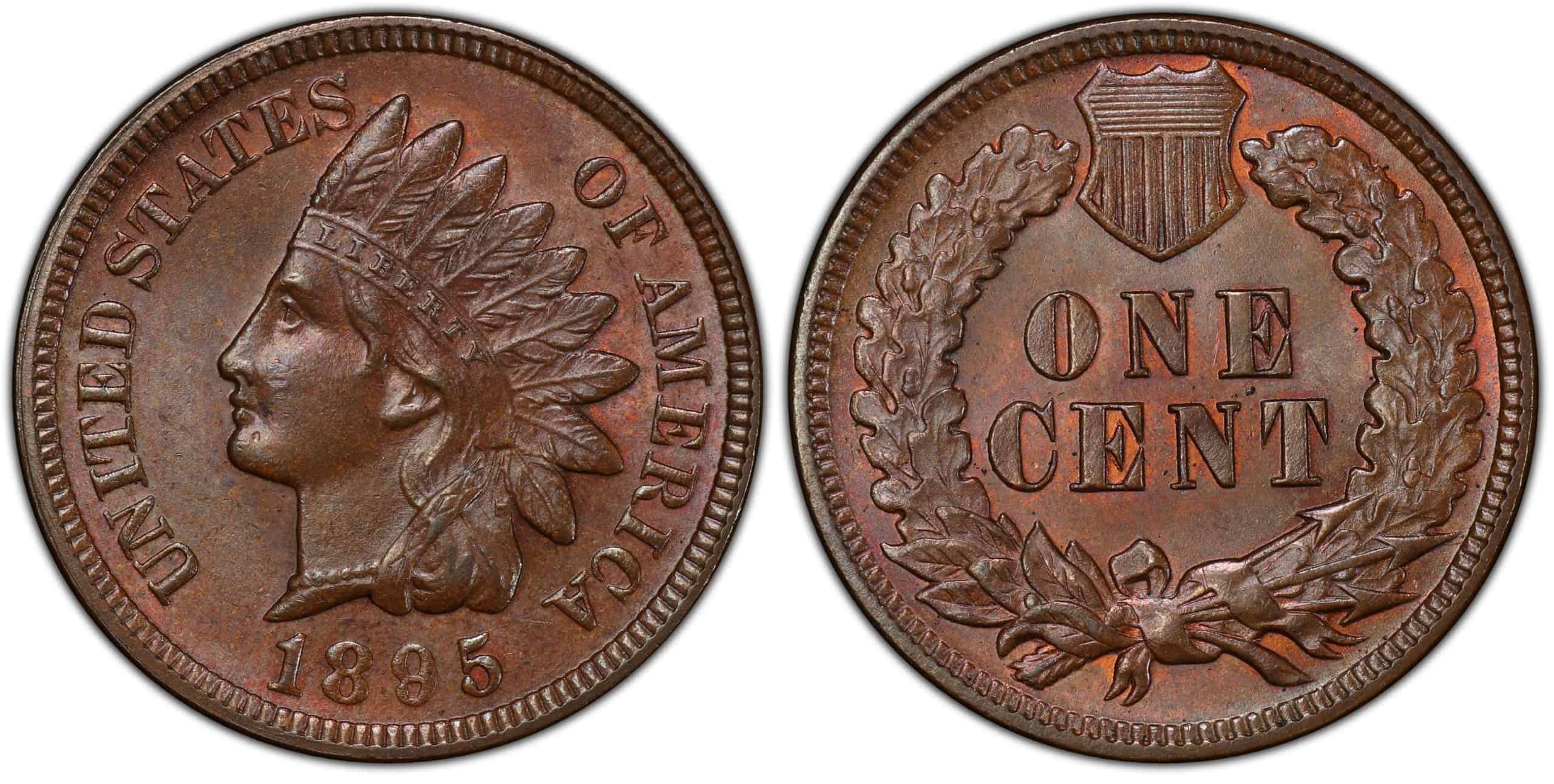 1895 Indian Head Penny Variations