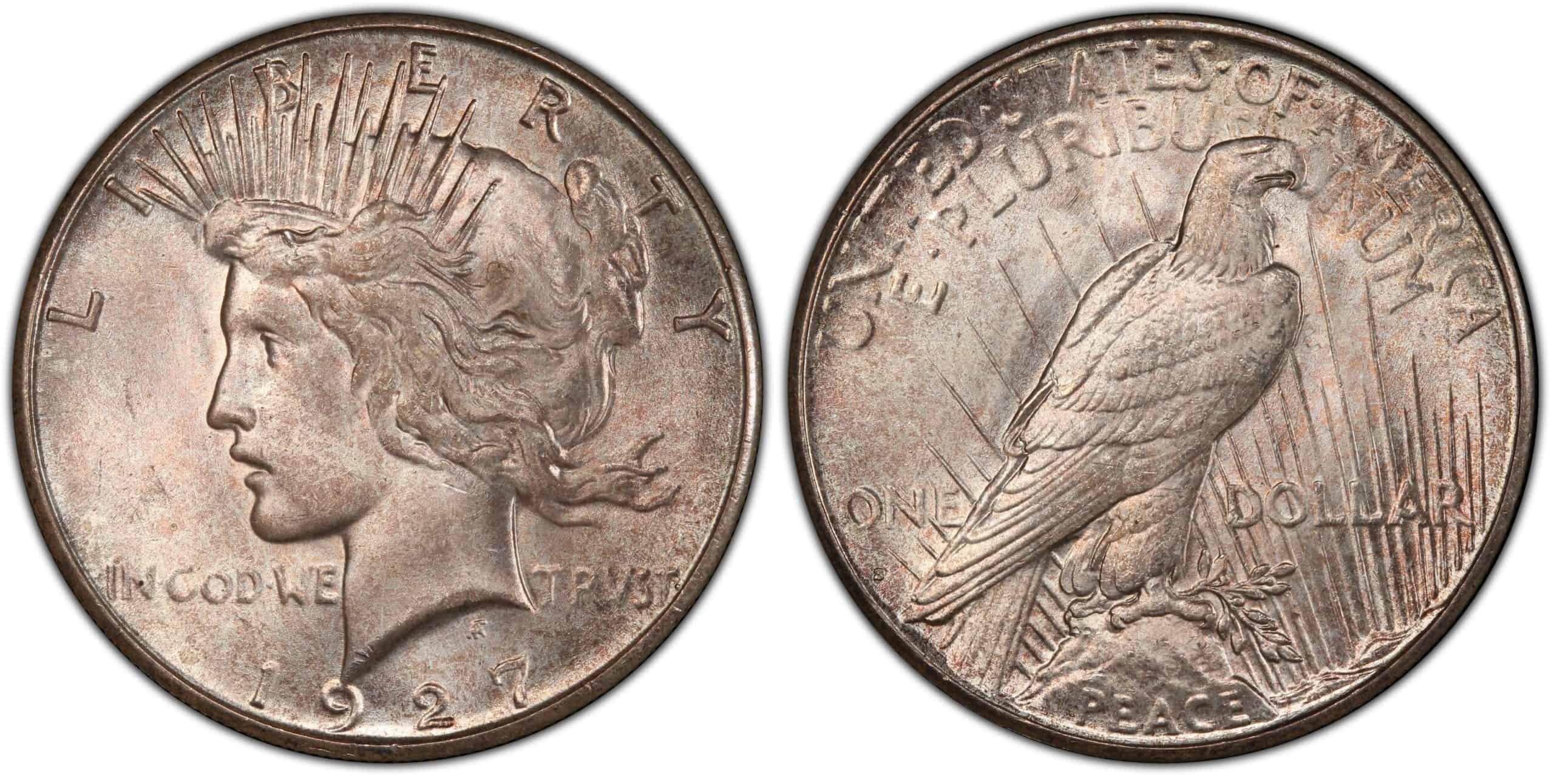1927 Peace Silver Dollar Grading
