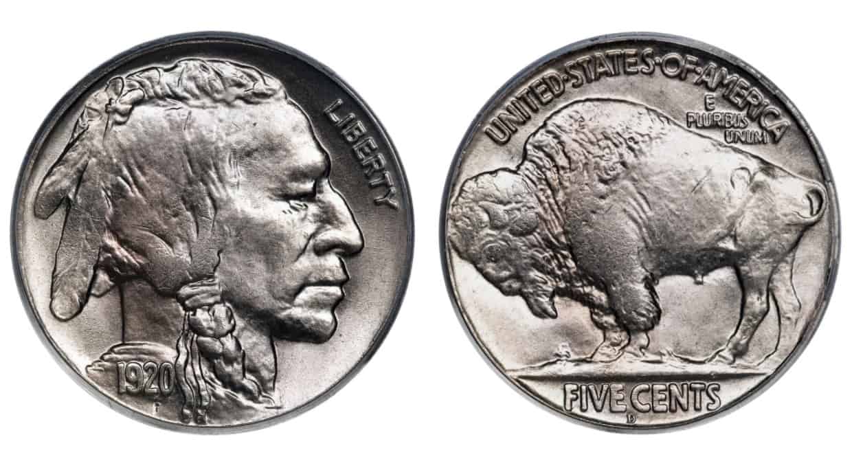 Indian Head (Buffalo) nickels
