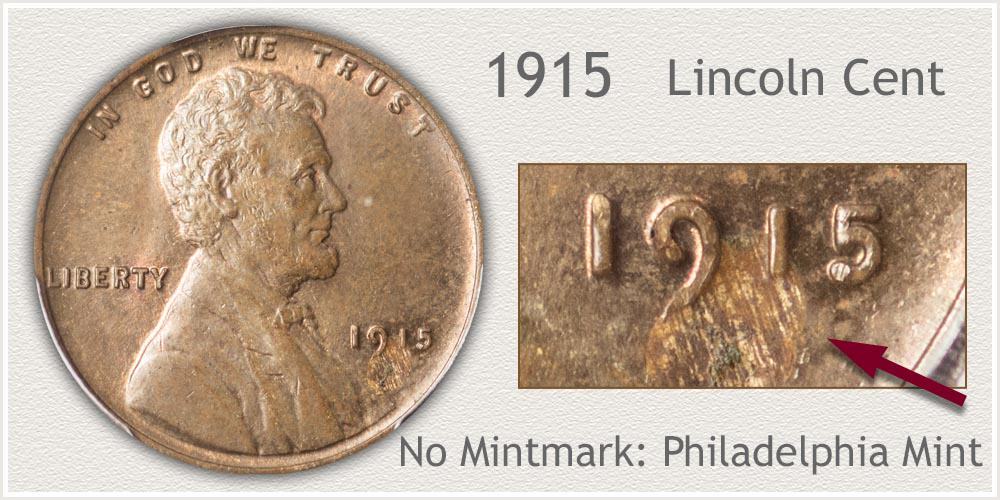 1915 Lincoln penny