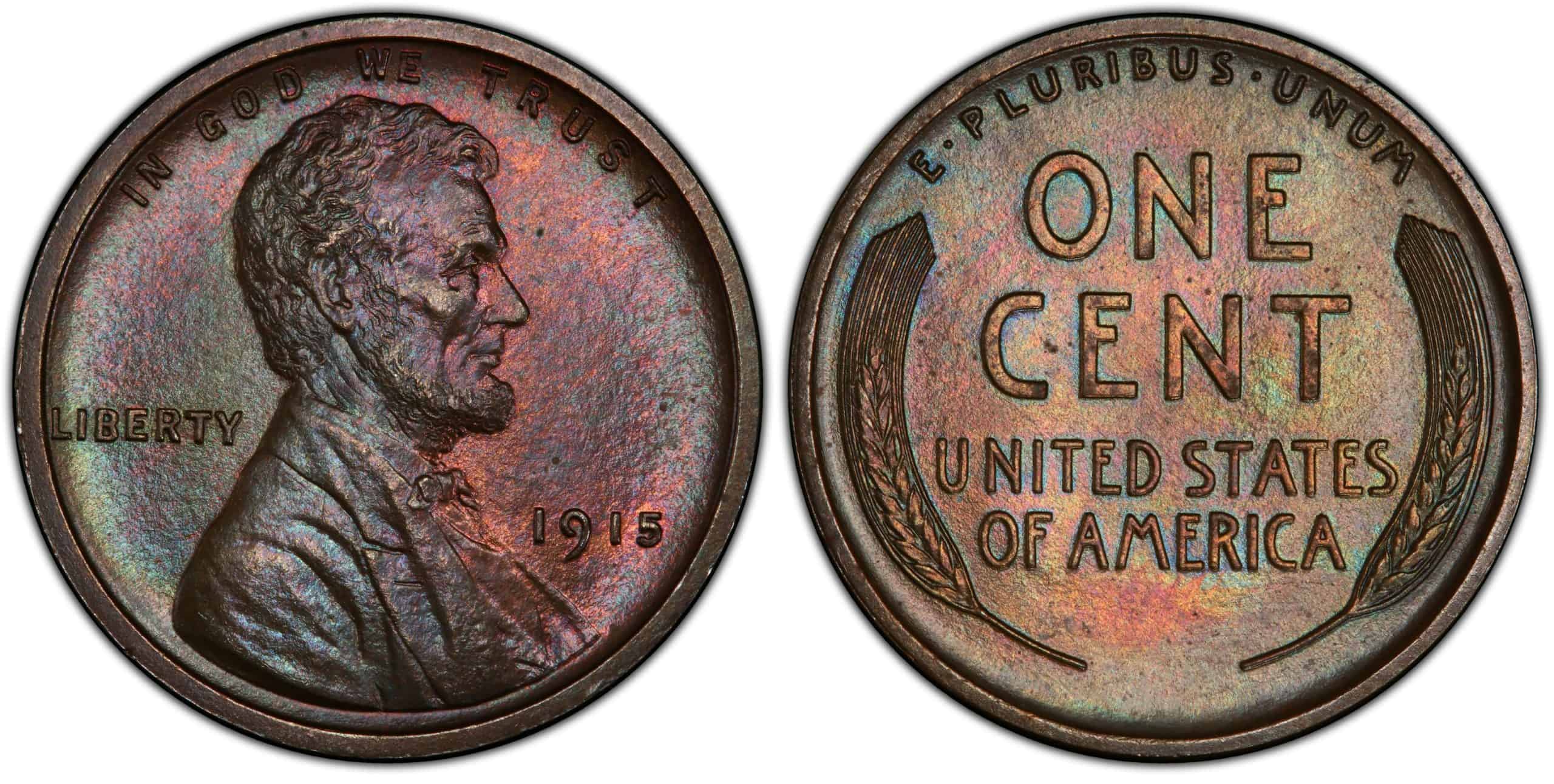 1915 proof Lincoln penny