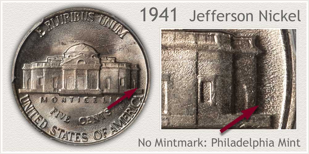 1941 Jefferson nickel