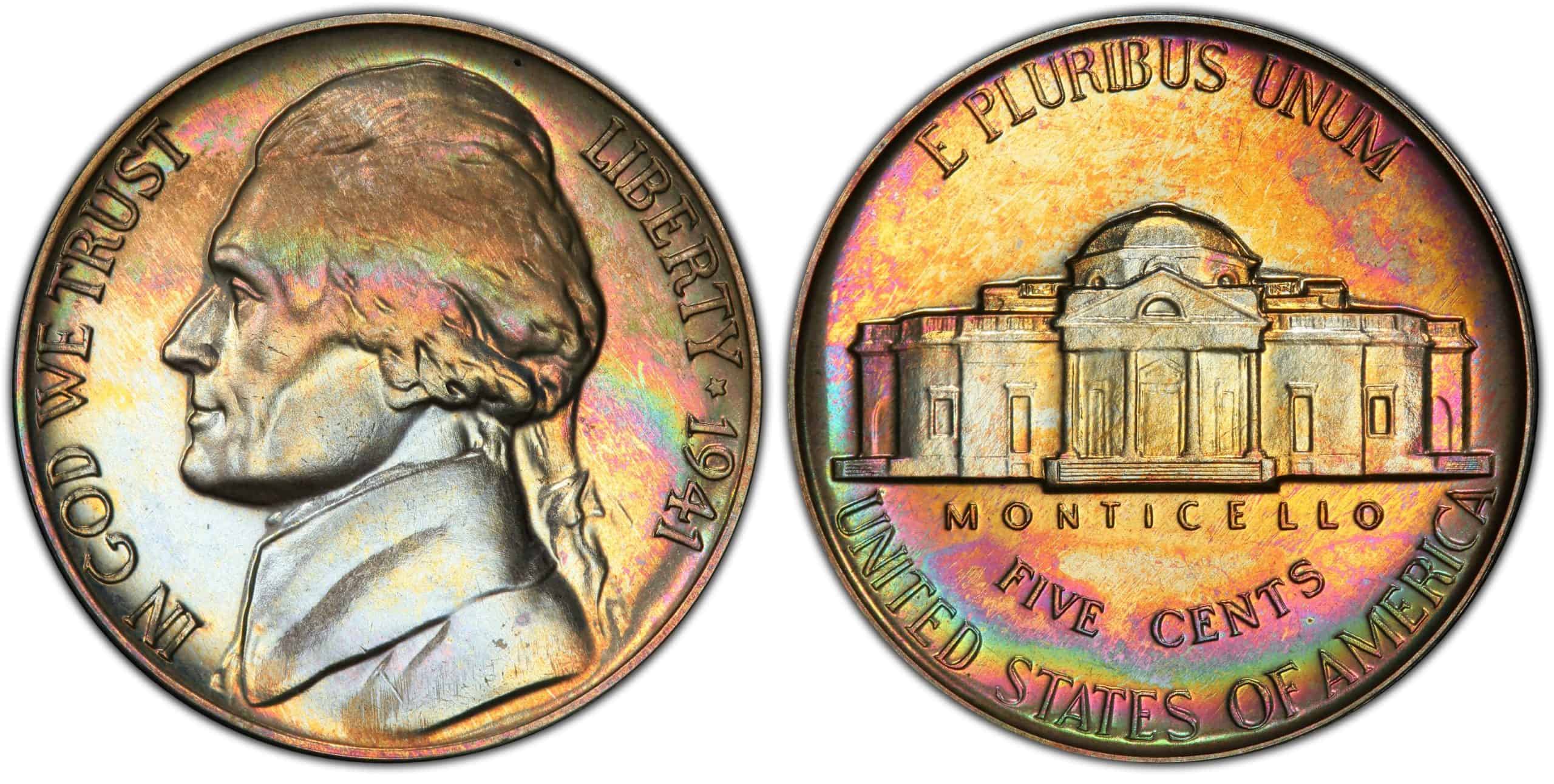 1941 proof Jefferson nickel