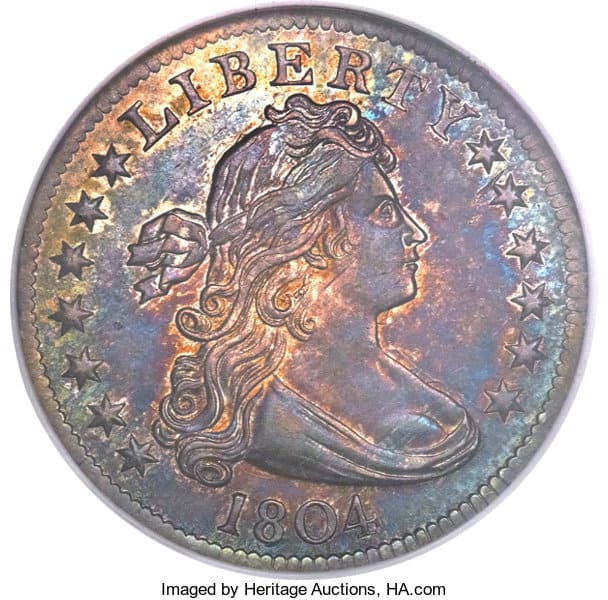 1804 Draped Bust Quarter – NGC MS 65