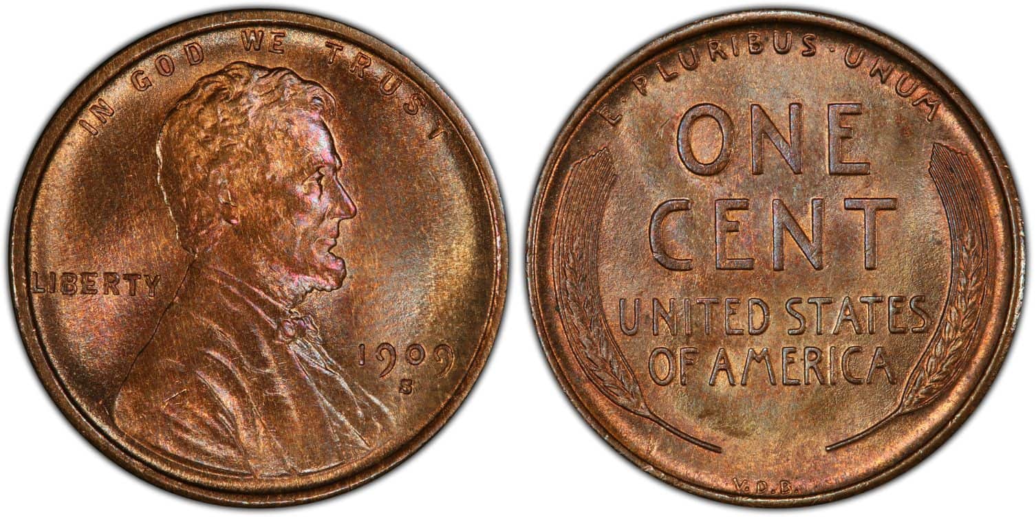 1909-S VDB Lincoln Penny - $168,000