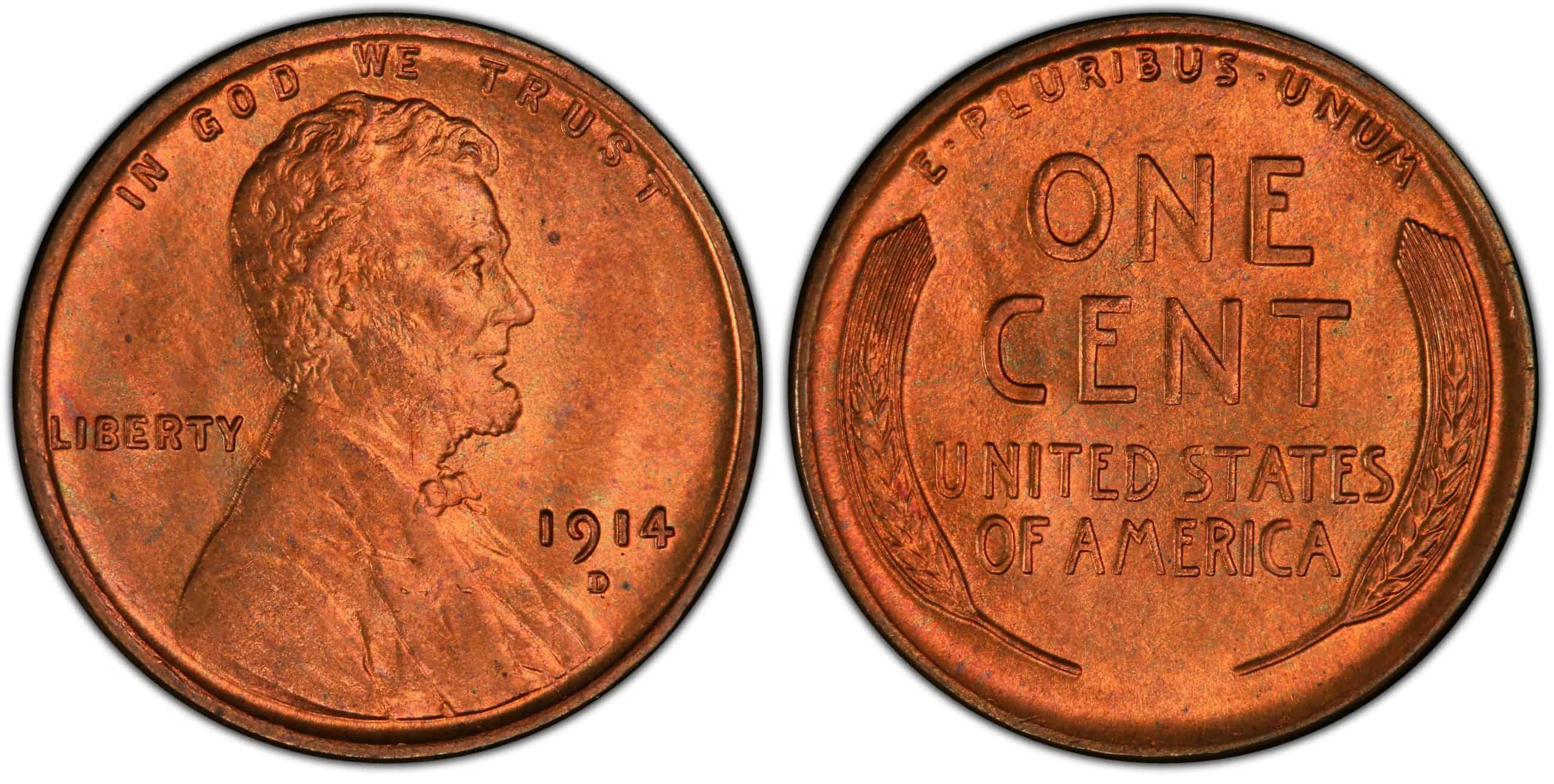1914-D Lincoln Penny - $158,625