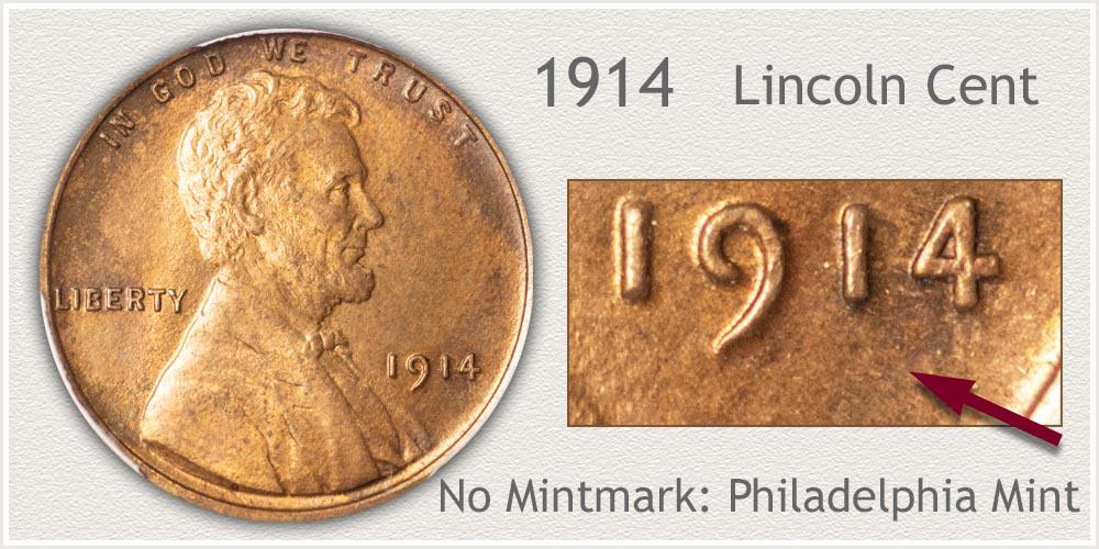 1914 Lincoln penny
