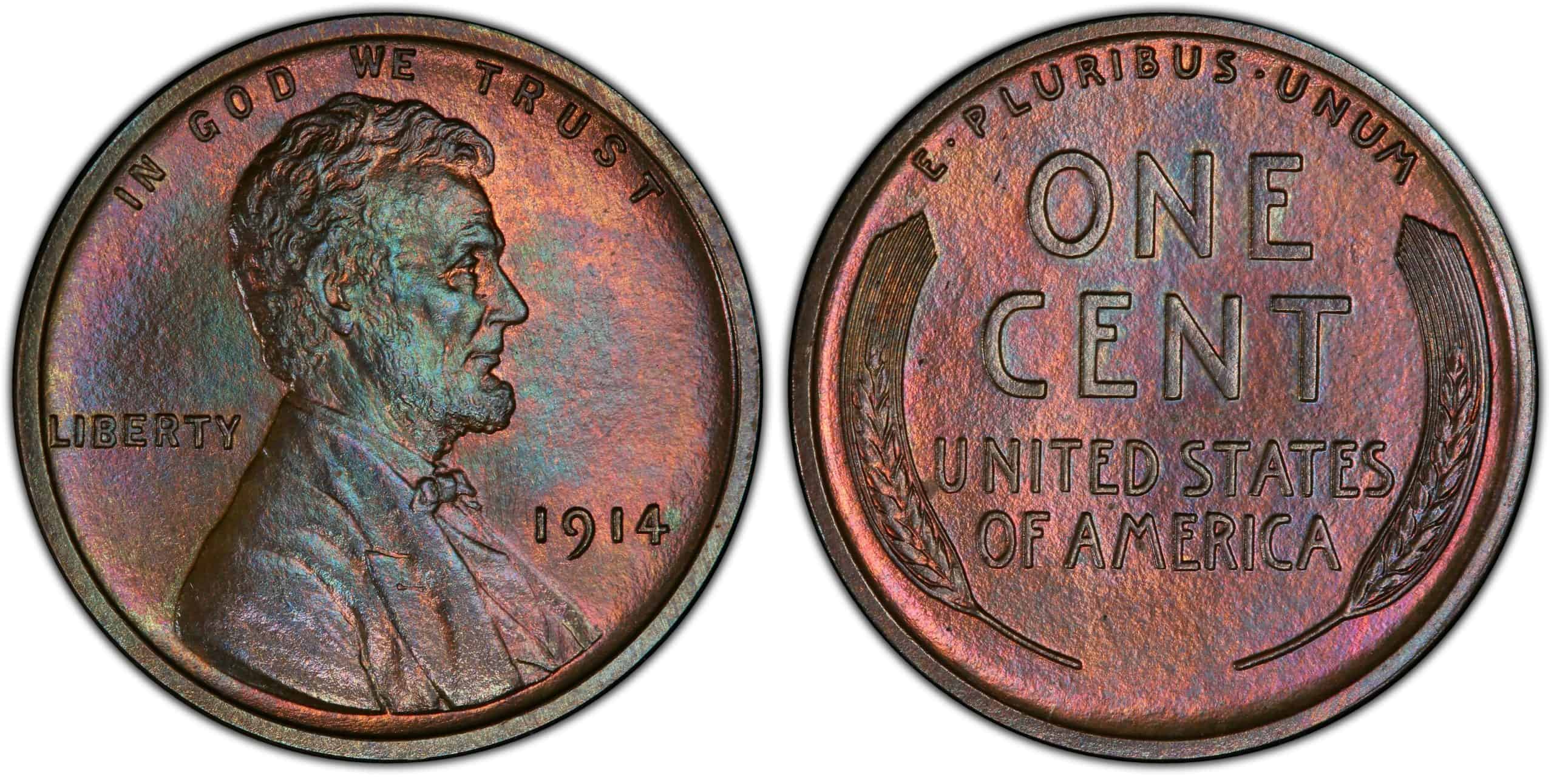 1914 proof Lincoln penny
