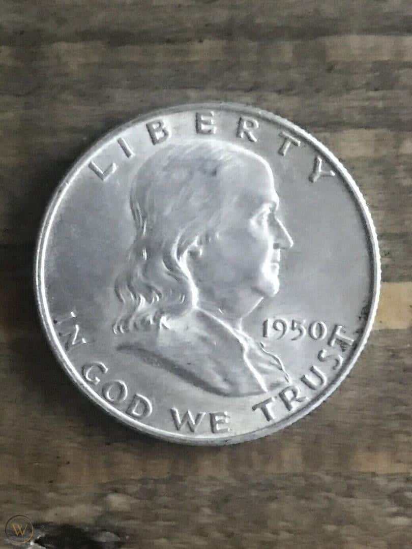 1950 Franklin Half Dollar Variation